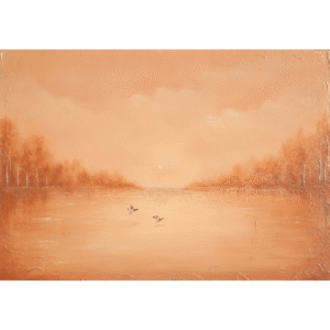 Acrylic waterscape painting - Arrival