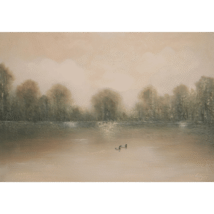 Acrylic waterscape painting - Brighter days ahead