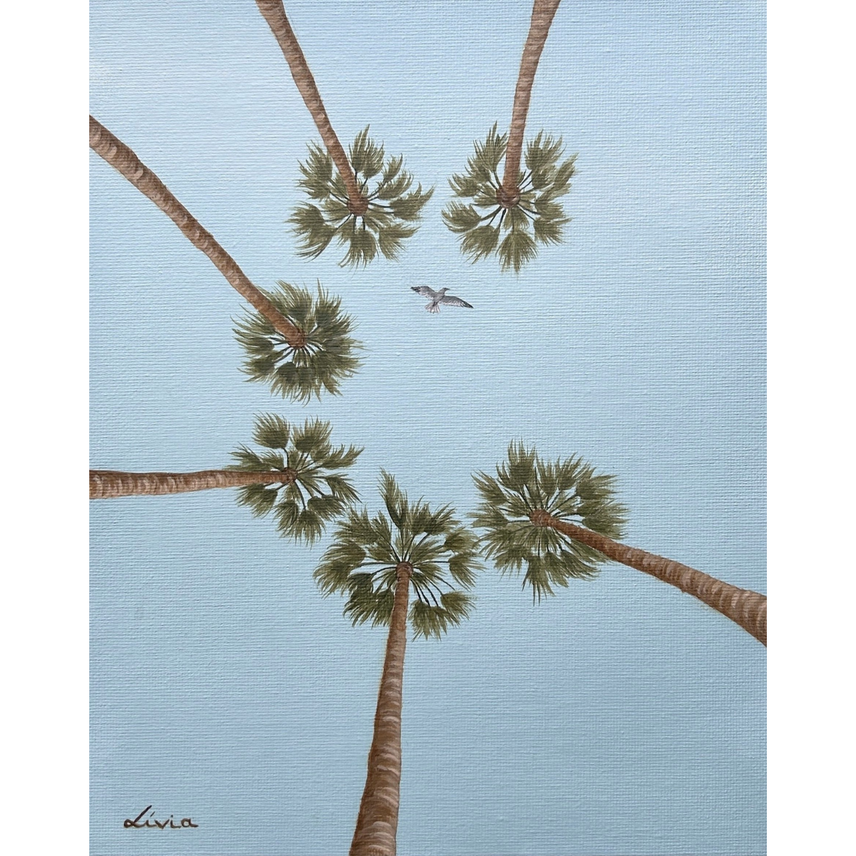 Acrylic painting - Just look up!