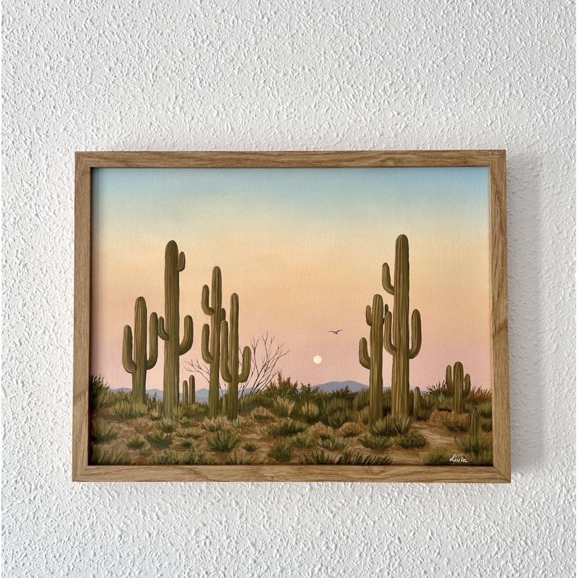 Acrylic painting - Lays light of day