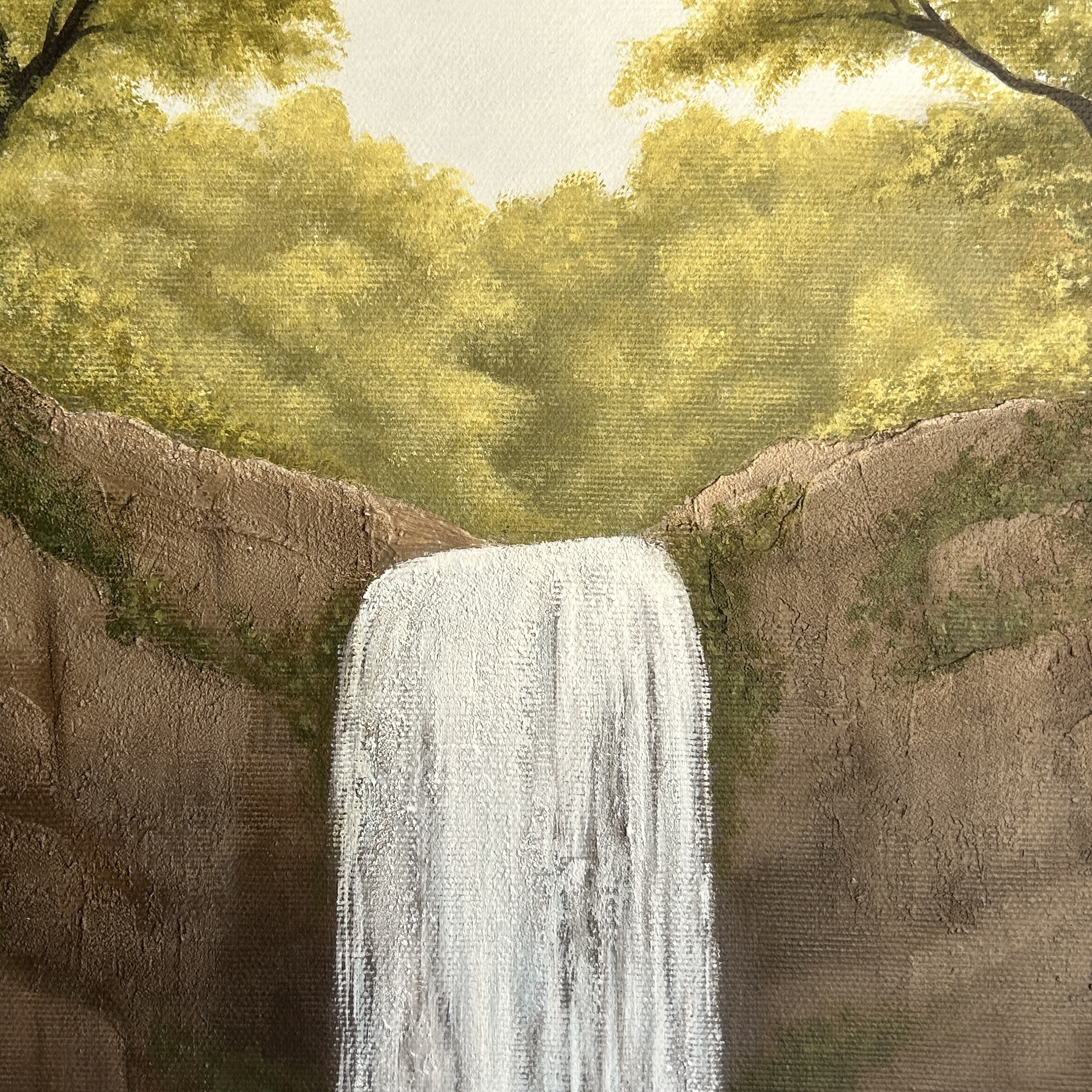 Acrylic painting - Washing the noise away